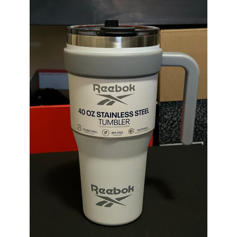 Reebok 40 Oz Stainless Steel Tumbler / $45 Retail! / Brand New